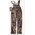 Men's Quilt Linen Camouflage Bib Overalls